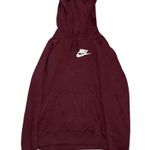 Nike Burgundy Maroon Hoodie size Medium Photo 1