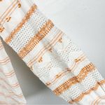 Sundance Striped Tassel Tie Closure Long Sleeves Let Thrift Blouse, Size Small Photo 6