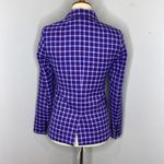 J.Crew Regent Blazer in Mott Plaid Royal Petunia 0 Photo 3