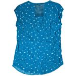 Daniel Rainn Teal Sleeveless Crochet Chest & Back Top Dandelion Fluff XS NWT Photo 1