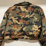 ZARA cropped Camo Puffer jacket Photo 2