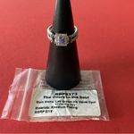 Bomb Party RBP5373 “The Doors to the Soul” LG Opal on Rhodium Size 7 Ring NWT Silver Photo 3