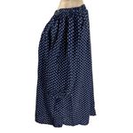 BLL New York Off The Shoulder Top Tunic Navy Blue White Stars Size L Large Photo 1