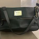 Nicole by Nicole Miller black and Gold Chain Shoulder Bag—Nice Clean Purse Photo 4