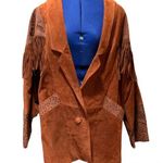 Avanti Vintage Woman’s Leopard Fringe Jacket size large Photo 0