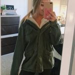 Boutique Rose And Remington Army Green Jacket Photo 0