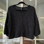 Free People  blue cropped sweater Photo 0