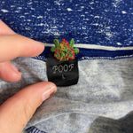 Poof! Women's blue loose hem pull on elastic stretch maxi casual knit skirt L Photo 3