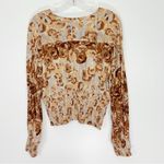 Anthropologie  Tiny Valentina Long Sleeve Floral Printed Surplice Top Size XL Photo 6