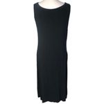 Gap Maternity Cowl Neck Black Sleeveless Midi Dress Photo 90