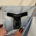 Forever 21 NWT Satin Rhinestone Spaghetti Strap Cropped Cami Light Blue Size L Photo 13