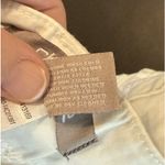 Chico's  2 US Large Womens White Cargo Cuffed Pants Pockets Beach Preppy Boho Photo 6