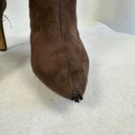 EXPRESS Brown Suede Pointed Toe Stiletto Heel Knee High Boots Womens Size 8 Photo 3