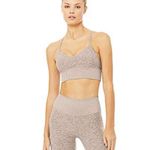 Alo Yoga  heathered grey lavender Sports Bra Photo 2