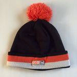 NHL Philadelphia Flyers Beanie Hat Pom Pom Orange Black Hockey CCM Photo 3