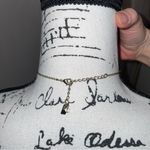 Liz & Co Vintage 80’s metallic circle pendant necklace  Photo 2