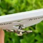 NEW Gray/Silver Rhinestone Angel Brooch/Pin Photo 4