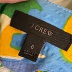 J.Crew  Puckered Morning Floral Tie Waist Colorful Skirt Cotton Size 6 Photo 4