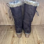 Lower East Side  fur lined tall dark brown wedge boots
Women’s 5.5 Photo 3