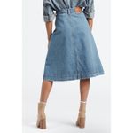 Levi's  Premium Denim Button Circle Midi Skirt Womens Size 27 Button‎ Front Midi Photo 1