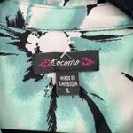 NWT‎ Cocomo Women's Floral Collared Zip Up A Photo 3