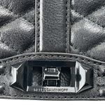 Rebecca Minkoff  Love Quilted Leather Women's Black Chain Lock Crossbody Handbag Photo 10