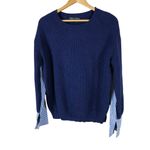 English Factory  Colorblocked Layered Look Sweater SMALL Photo 2