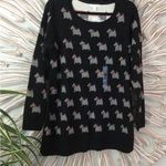 Charter Club  Women’s Terrier Dog Long Sleeve Sweater Photo 0