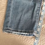 American Eagle  Womens Mom Straight Jeans Distressed Light Wash Blue Size 2 Reg‎ Photo 11
