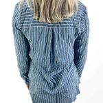 ASOS Y.A.S. Fast Stripe Shirt in Blue Stripe Photo 2