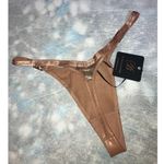 HONEY BIRDETTE Emily Bustier Thong Panty Set Toffee 30DD XS NWT SEXYLUX LINGERIE Gold Size undefined Photo 9