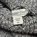 Coldwater Creek  Cotton Grey Oversized  Turtleneck Sweater Sz Small Petite Photo 2