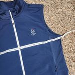 FootJoy Golf Zip Vest Womens Chest Logo FZ Small Navy Blue New Photo 4