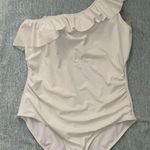 Boden USA Boden One shoulder white one piece bathing suit Photo 0