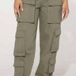 Low Waisted Green Cargo Pants Size XXS Photo 2
