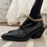 Western bootie with chain Black Size 7 Photo 3
