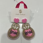 Simply Southern NWT  Bride Earrings Photo 0