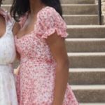 Francesca's  Pink Floral Romper Photo 1
