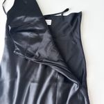 Birdy Grey  Black Satin Bridesmaid Dress Photo 5