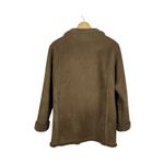 VINTAGE L.L. Bean Women’s Suede Sherpa Lined Long Coat Brown Size M Size M Photo 11