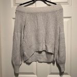 Off the shoulder slightly cropped sweater Photo 0