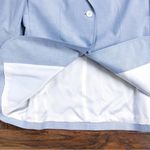 Brooks Brothers • pinpoint summer blazer pale blue oxford 100% cotton two button Photo 6