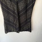 Paper Dolls Paper Doll Black Lace Gold Y2k V Neck Cap Slv Top Office Siren Going out Grunge Photo 5