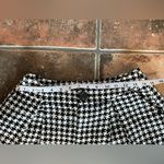 Who What Wear Houndstooth Birdcage Midi Skirt Black and White Size 4 Photo 5