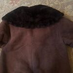Maximilian Alta Moda at Bloomingdales shearling brown coat size small Euc Photo 7