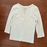 Ralph Lauren Lauren  Embroidered V Neck Quarter Sleeve Tee Tunic Size Medium Photo 9