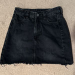 H&M  Black Denim Skirt Photo 0