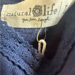 Natural Life  Navy Knit Top Photo 4