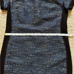 Madewell Shimmer Weave Tee Cocktail Dress Blue Black Size Medium Photo 8