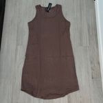 Tank Mini Dress Brown Size L Photo 3